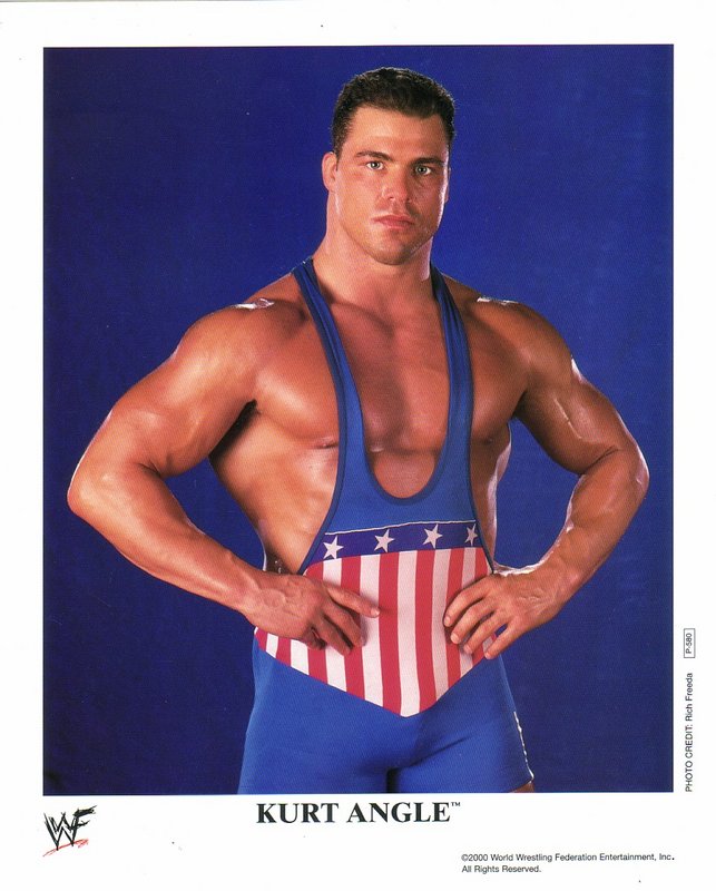 2000 Kurt Angle P580 (debut promo) color PW Catalog