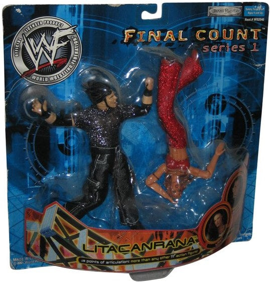2001 WWF Jakks Pacific Final Count Series 1 "Litacanrana": Lita & Matt Hardy Action & Toy Figures PWcatalog