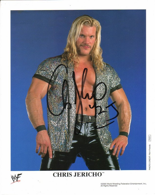 2000 Chris Jericho P611 (signed) color PW Catalog