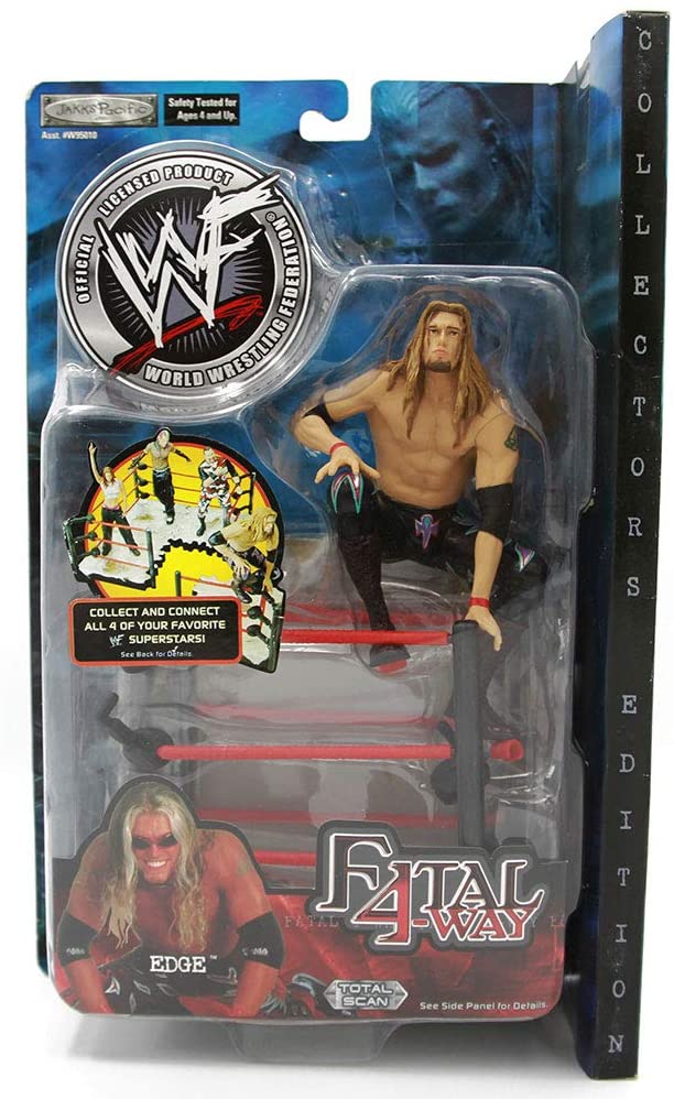 2001 WWE Jakks Pacific Fatal Four Way Series 1 Edge Action & Toy Figures PWcatalog