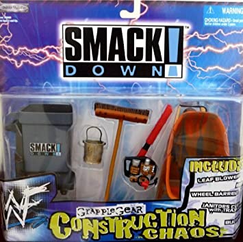 1999 WWF Jakks Pacific Grapple Gear Smackdown! Construction Chaos Action & Toy Figures PWcatalog