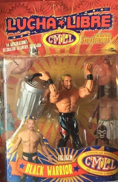 CMLL Hag Distribuidoras 6.5" Super Estrellas 2 Black Warrior Action & Toy Figures PWcatalog