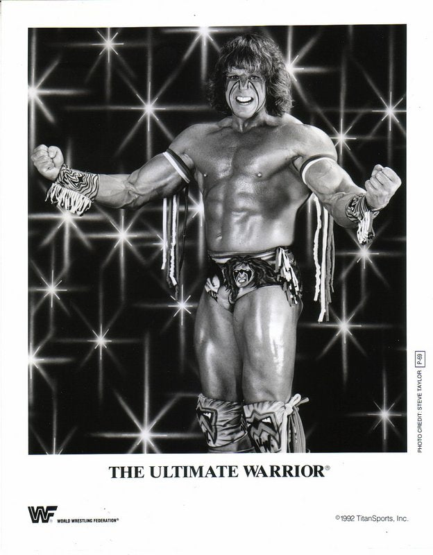 1992 Ultimate Warrior P69c (RARE) b/w PW Catalog