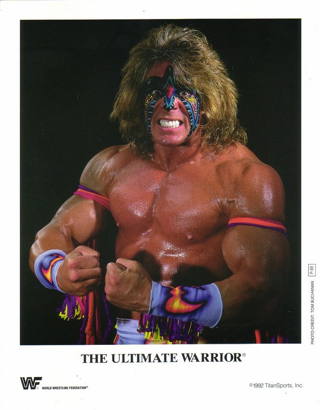 1992 Ultimate Warrior P69a color PW Catalog