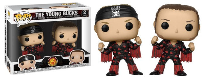 NJPW Funko POP! Vinyl Multipack: The Young Bucks: Matt Jackson & Nick Jackson Action & Toy Figures PWcatalog