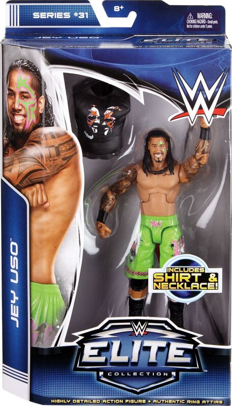 WWE Mattel Elite Collection Series 31 Jey Uso Action & Toy Figures PWcatalog