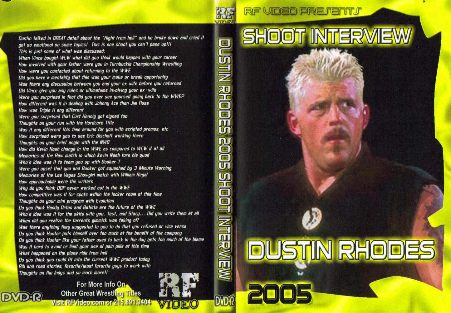 dustin rhodes 2005 shoot interview DVDs & Videos Pwcatalog