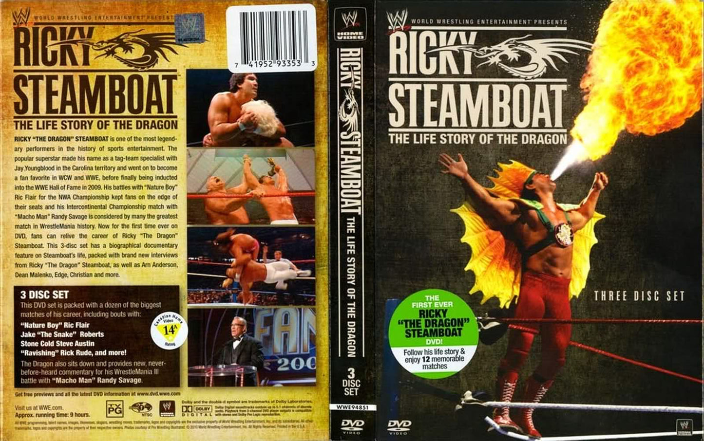ricky steamboat the life story of the dragon DVDs & Videos Pwcatalog
