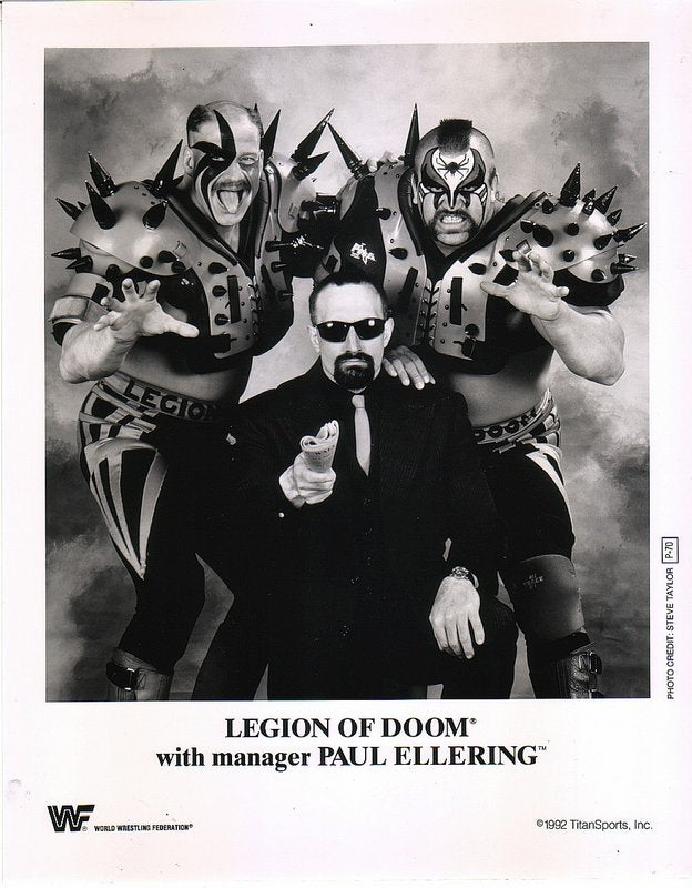 1992 Legion Of Doom w/Paul Ellering P70b b/w PW Catalog