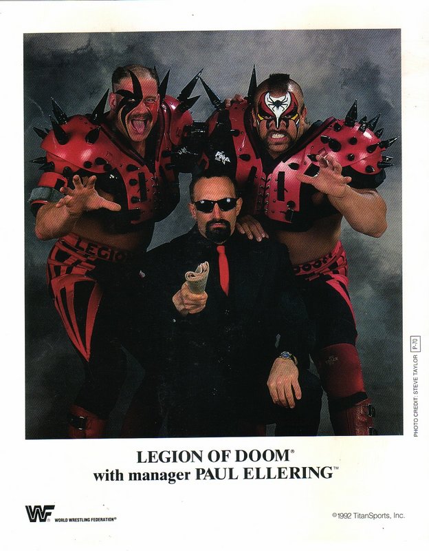 1992 Legion Of Doom w/Paul Ellering P70a color PW Catalog