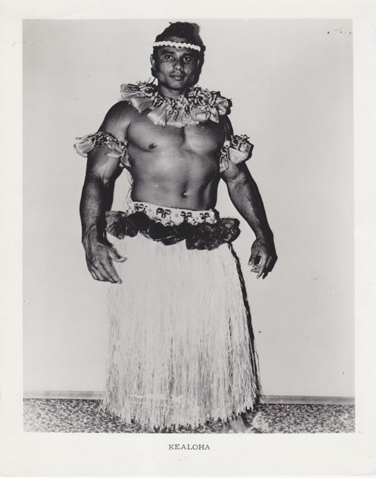 1970s AWA Kealoha (Jimmy Snuka) Promo Photo