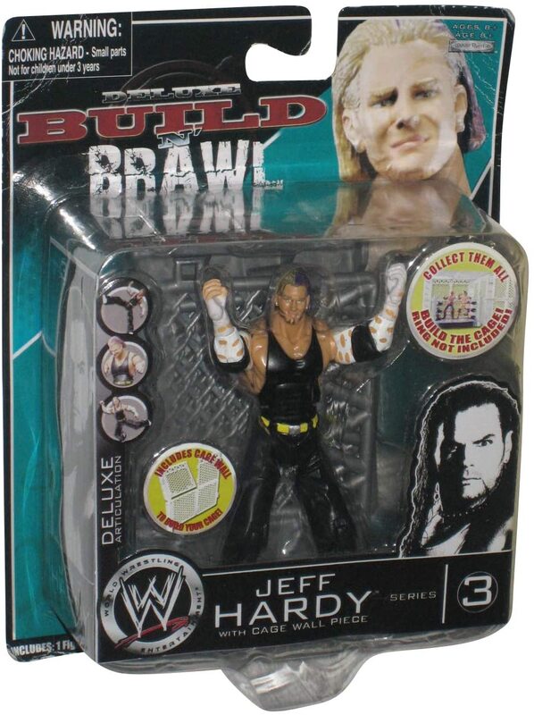 WWE Jakks Pacific Deluxe Build 'N' Brawl 3 Jeff Hardy Action & Toy Figures PWcatalog