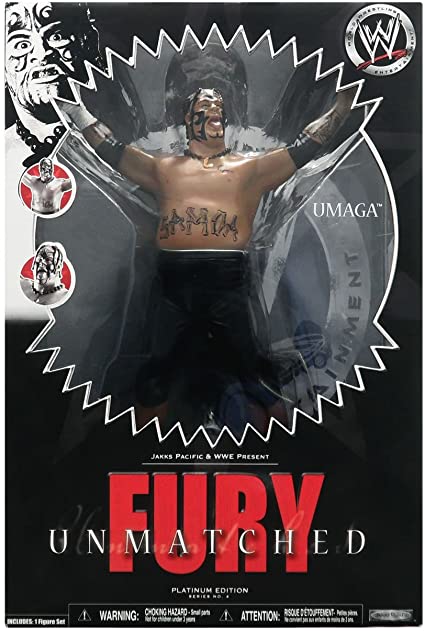 WWE Jakks Pacific Unmatched Fury 4 Umaga Action & Toy Figures PWcatalog