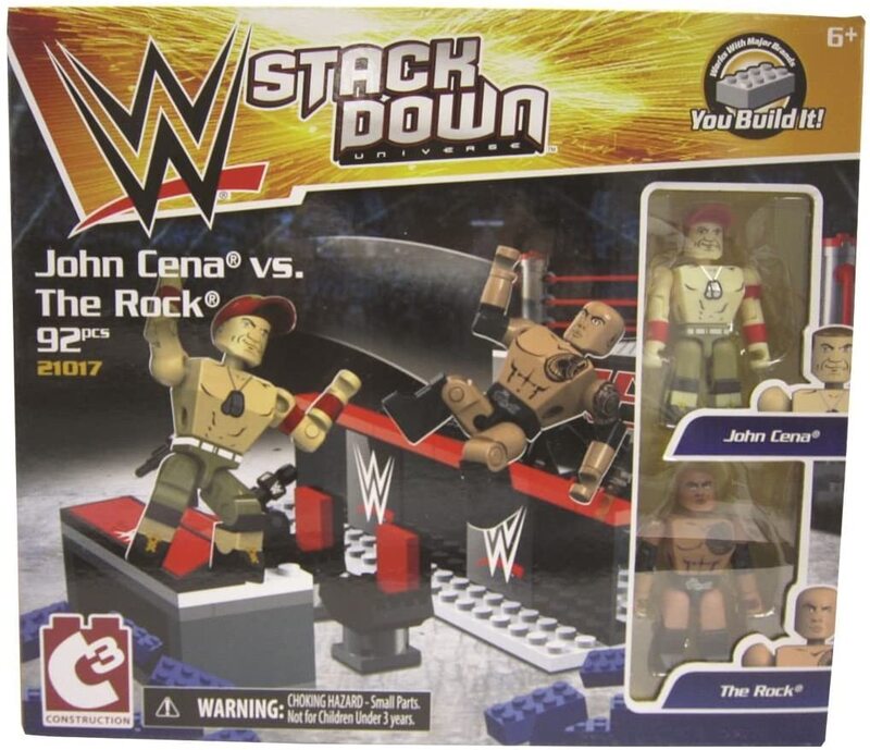 WWE Bridge Direct StackDown 4 John Cena vs. The Rock Action & Toy Figures PWcatalog