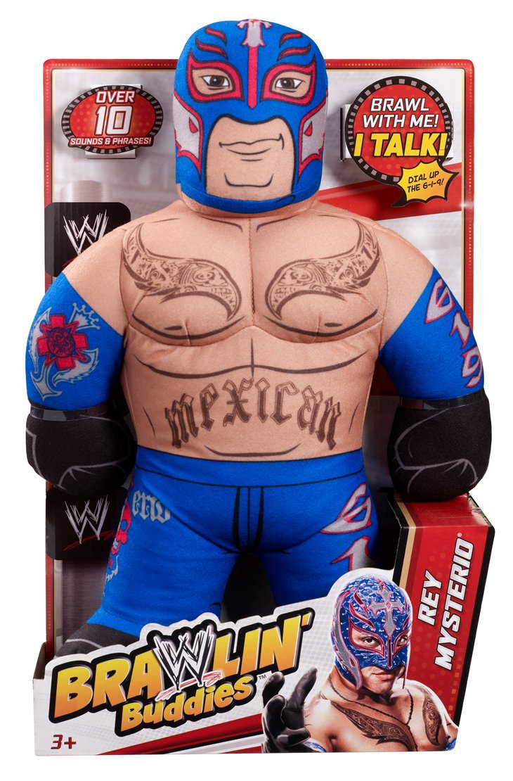 WWE Mattel Brawlin' Buddies 2 Rey Mysterio Action & Toy Figures PWcatalog