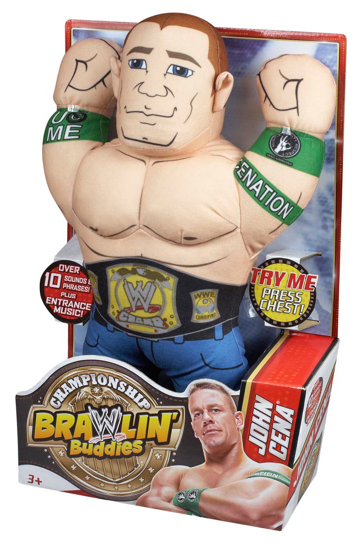WWE Mattel Championship Brawlin' Buddies John Cena Action & Toy Figures PWcatalog