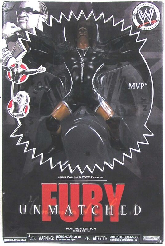 WWE Jakks Pacific Unmatched Fury 10 MVP Action & Toy Figures PWcatalog