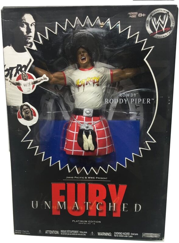 WWE Jakks Pacific Unmatched Fury 15 Roddy Piper Action & Toy Figures PWcatalog