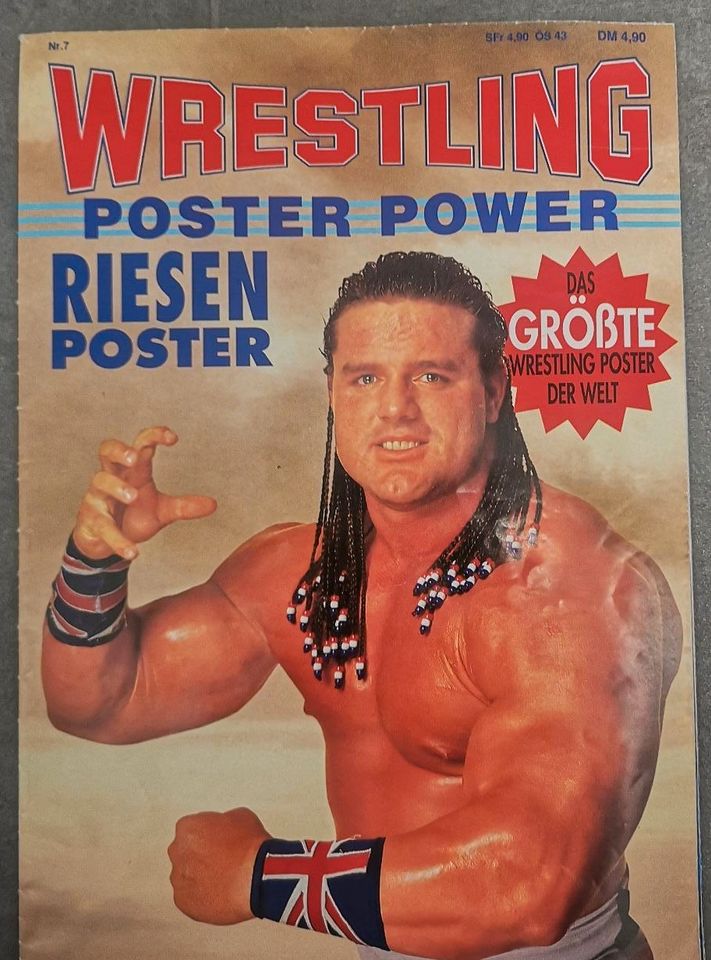 Wrestling Poster Power #7 from Germany Magazine PWcatalog