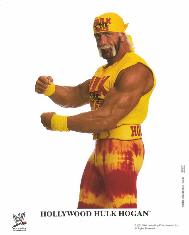 2002 Hollywood Hulk Hogan (First WWE PROMO) P757 color PW Catalog