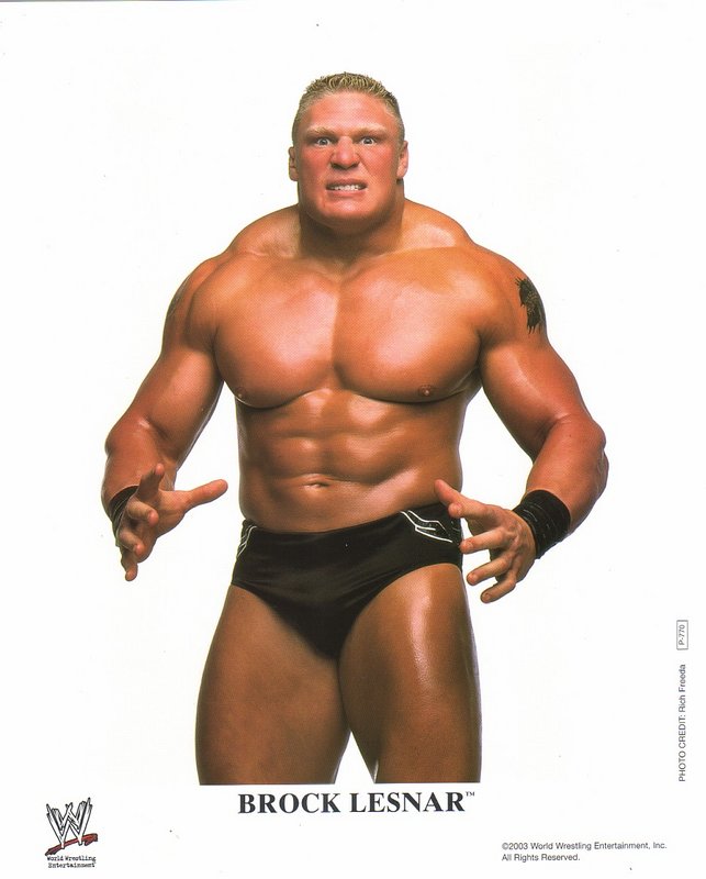 2003 Brock Lesnar P770a (debut promo) color PW Catalog