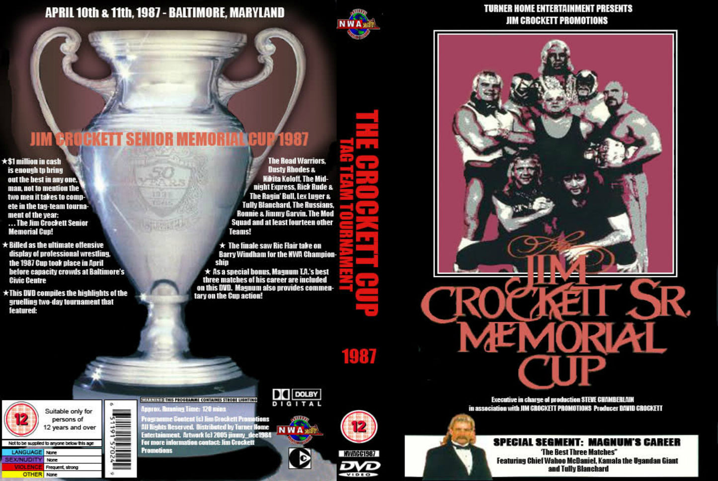 the jim crockett sr memorial cup tag team tournament 1987 DVDs & Videos Pwcatalog