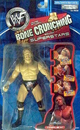 2001 WWF Jakks Pacific Bone Crunching Superstars Triple H Action & Toy Figures PWcatalog