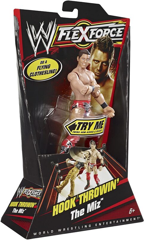 WWE Mattel Flex Force 1 Hook Throwin' The Miz Action & Toy Figures PWcatalog