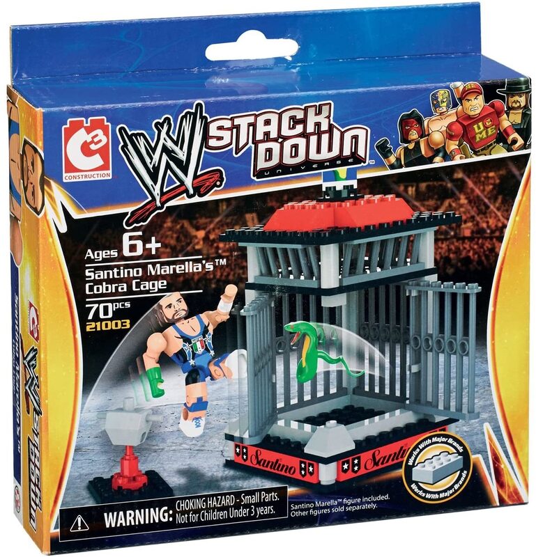 WWE Bridge Direct StackDown 1 Santino Marella's Cobra Cage Action & Toy Figures PWcatalog