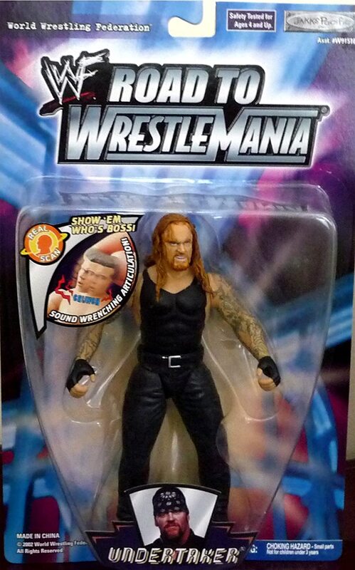 2002 WWF Jakks Pacific Road to WrestleMania Undertaker Action & Toy Figures PWcatalog
