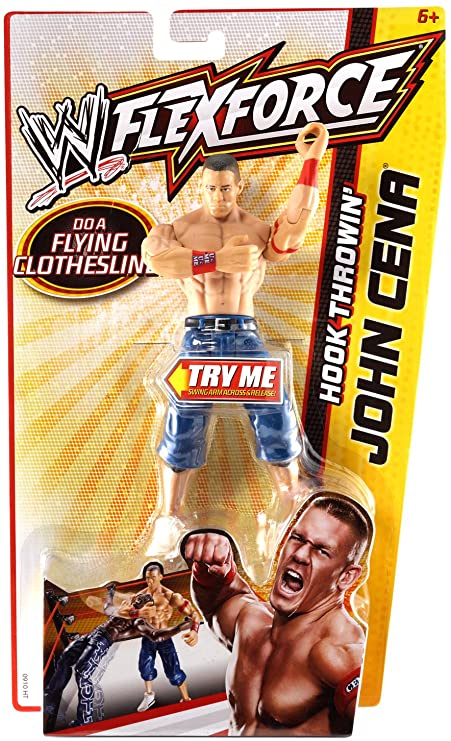 WWE Mattel Flex Force 3 Hook Throwin' John Cena Action & Toy Figures PWcatalog
