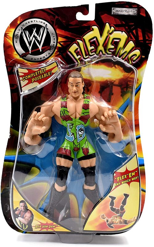 WWE Jakks Pacific Flex 'Ems 3 Rob Van Dam Action & Toy Figures PWcatalog