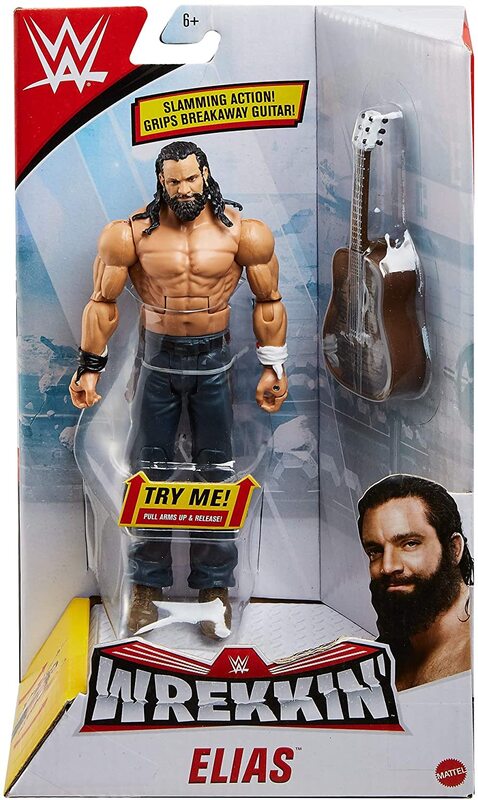 WWE Mattel Wrekkin' 2 Elias Action & Toy Figures PWcatalog