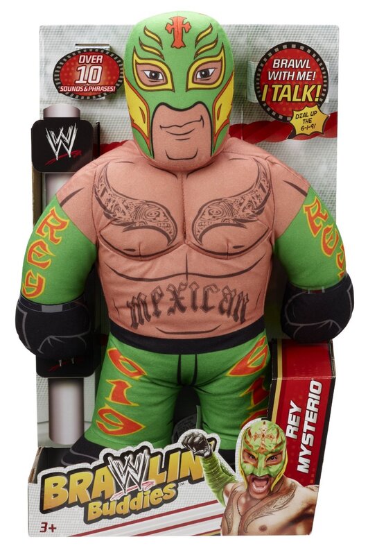 WWE Mattel Brawlin' Buddies 1 Rey Mysterio Action & Toy Figures PWcatalog