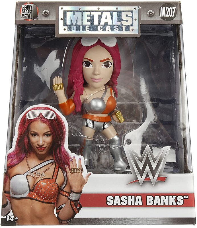 WWE Jada Toys Metals Die Cast 4 Inch Sasha Banks Action & Toy Figures PWcatalog