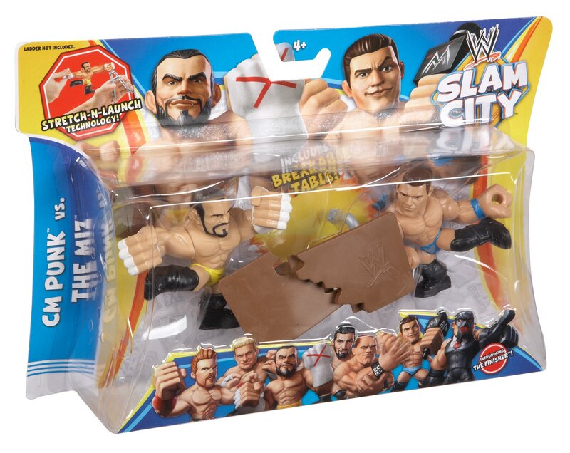 WWE Mattel Slam City Multipack: CM Punk vs. The Miz Action & Toy Figures PWcatalog