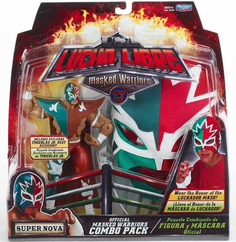 Luche Libre USA Playmates Toys Masked Warriors Multipack: Super Nova Action & Toy Figures PWcatalog