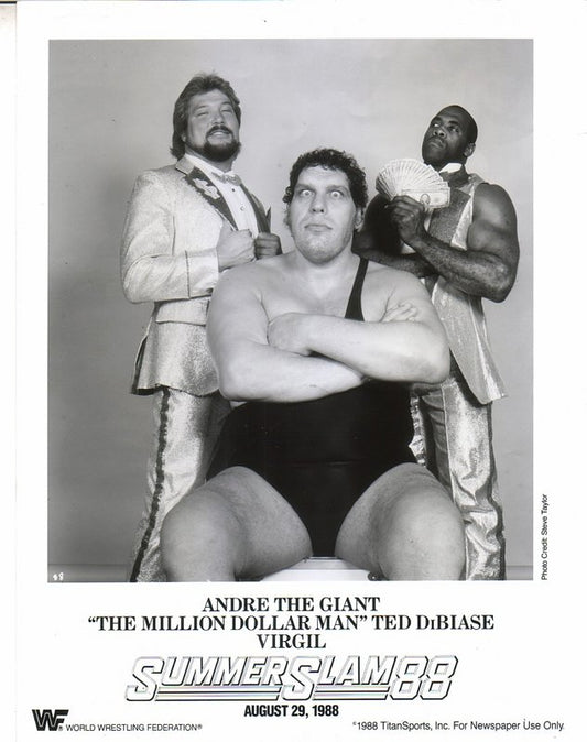 1988 Mega-Bucks Andre/DiBiase w/Virgil SS88