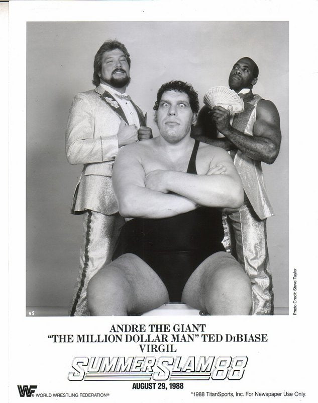 1988 Mega-Bucks Andre/Dibiase w/Virgil SS88 PWcatalog