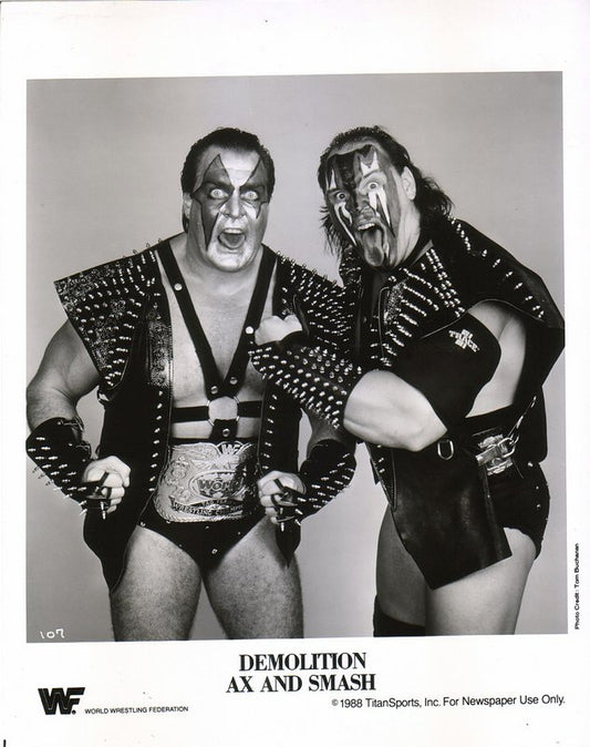 1988 WWF TAG TEAM CHAMPIONS Demolition Ax Smash