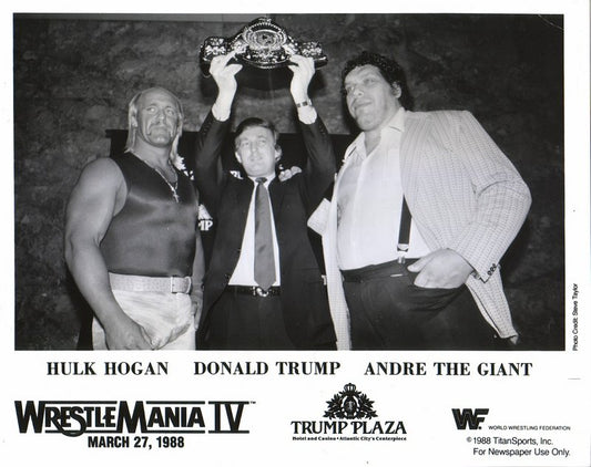 1988 Hulk Hogan/ Andre The Giant w/Donald Trump WM4 (RARE) PWcatalog