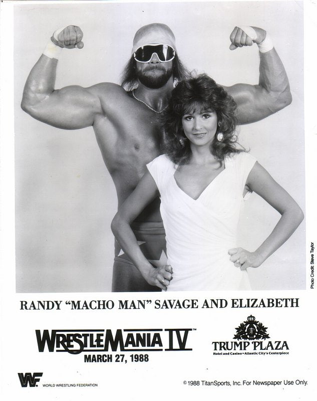 1988 Macho Man Randy Savage w/Elizabeth WM4 PWcatalog