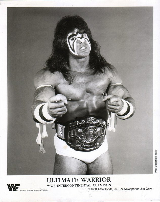 1988 WWF IC CHAMPION Ultimate Warrior PWcatalog