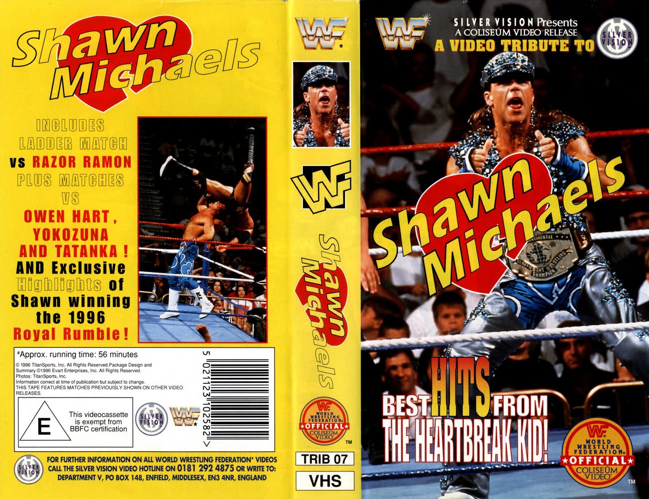 shawn michaels best hits from the heartbreak kid PW Catalog