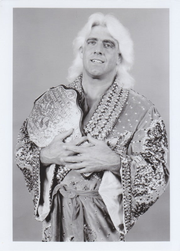 NWA CHAMPION Ric Flair vintage 5x7 PW Catalog