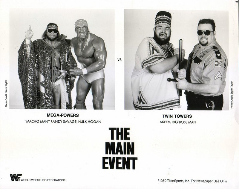 1989 Main Event Mega-Powers vs. Twin Towers PWcatalog