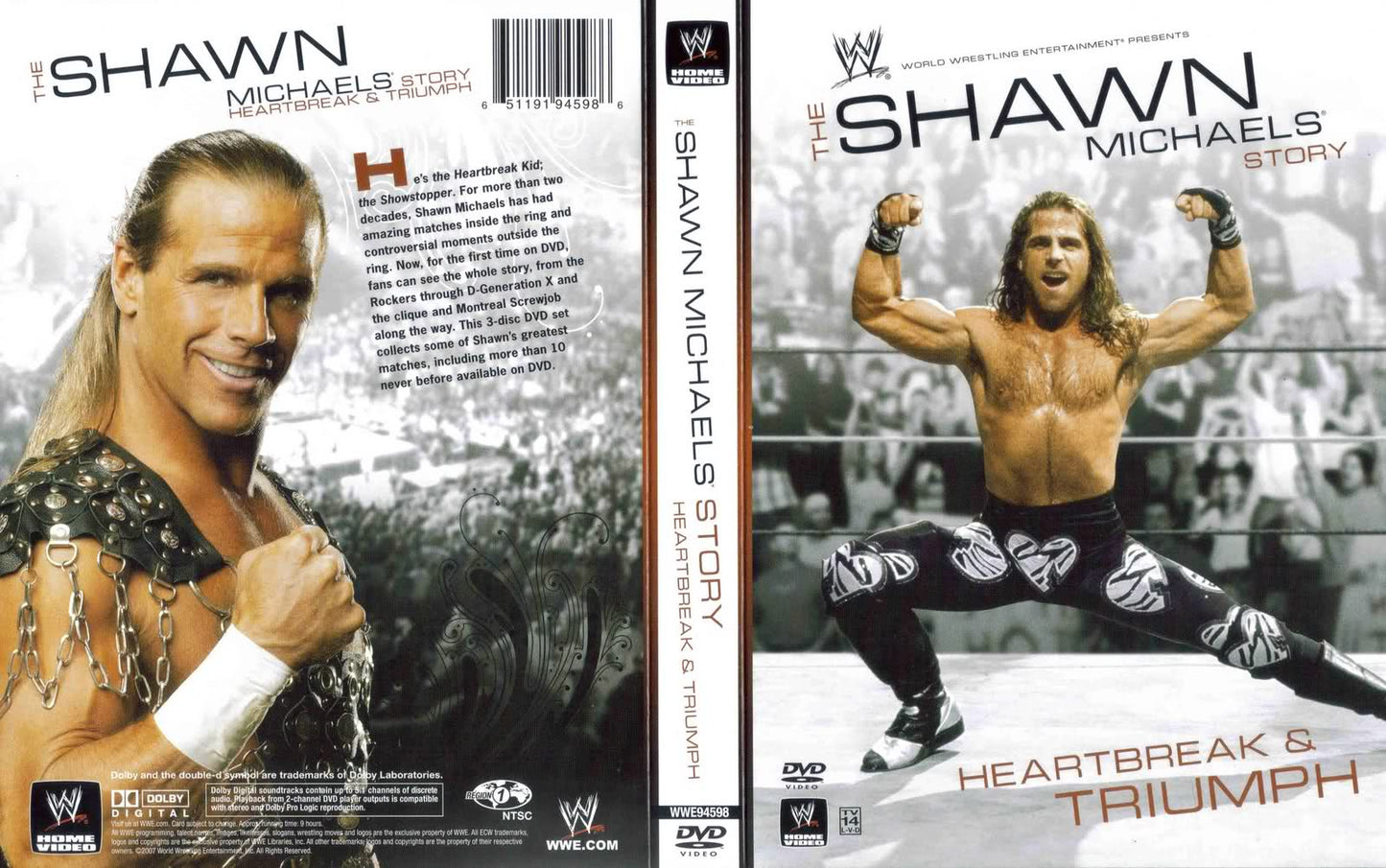 heartbreak triumph the shawn michaels story DVDs & Videos Pwcatalog