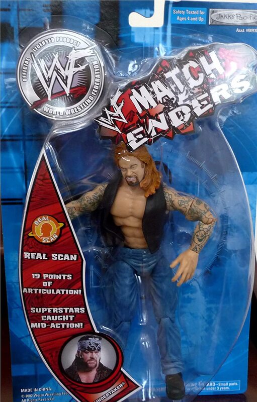 2002 WWF Jakks Pacific Match Enders Undertaker Action & Toy Figures PWcatalog