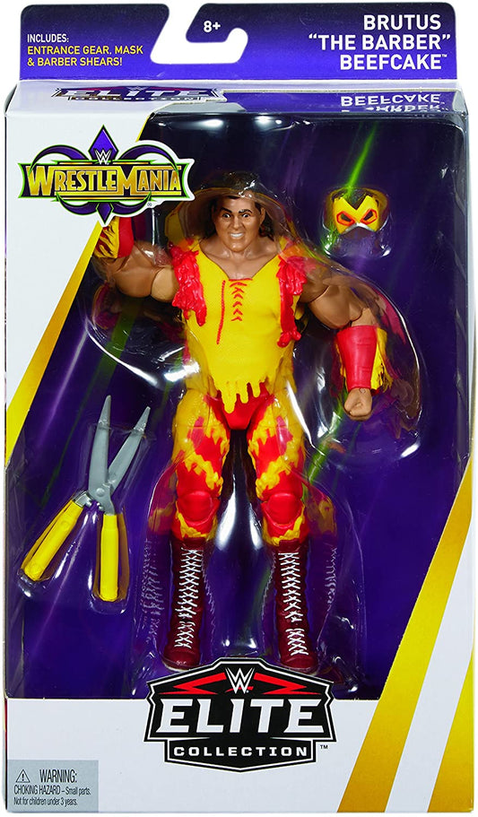WWE Mattel WrestleMania 34 Brutus "The Barber" Beefcake