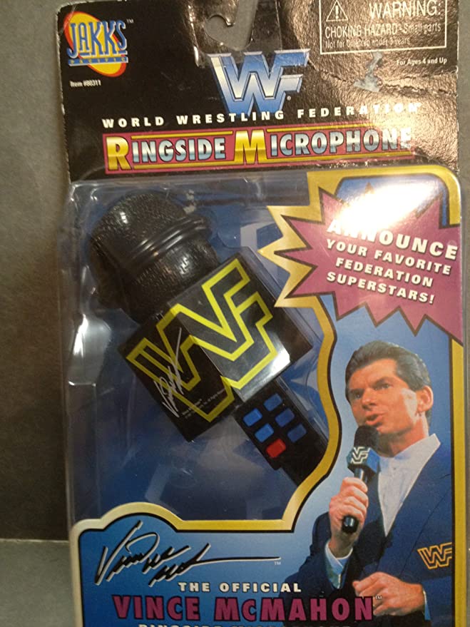WWF Microphone Vince Mcmahon PWcatalog